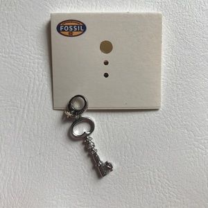 Fossil key charm